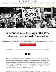 A Feminist Oral History of the 1972 Democratic National Convention